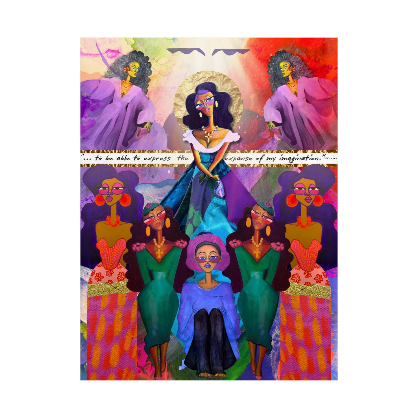 Dayna Reann X G. DŪK 12x16 Matte Vertical Poster