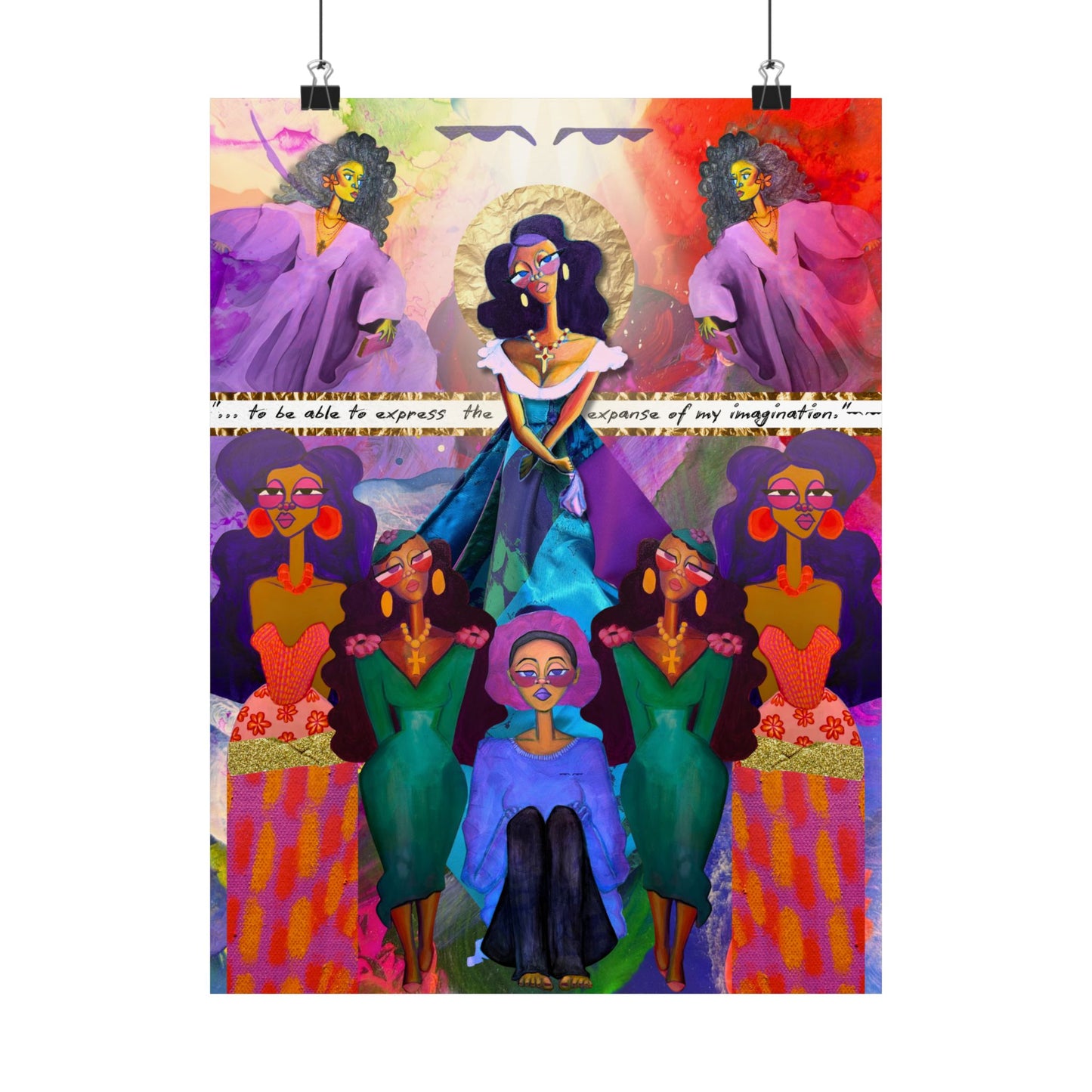 Dayna Reann X G. DŪK 12x16 Matte Vertical Poster