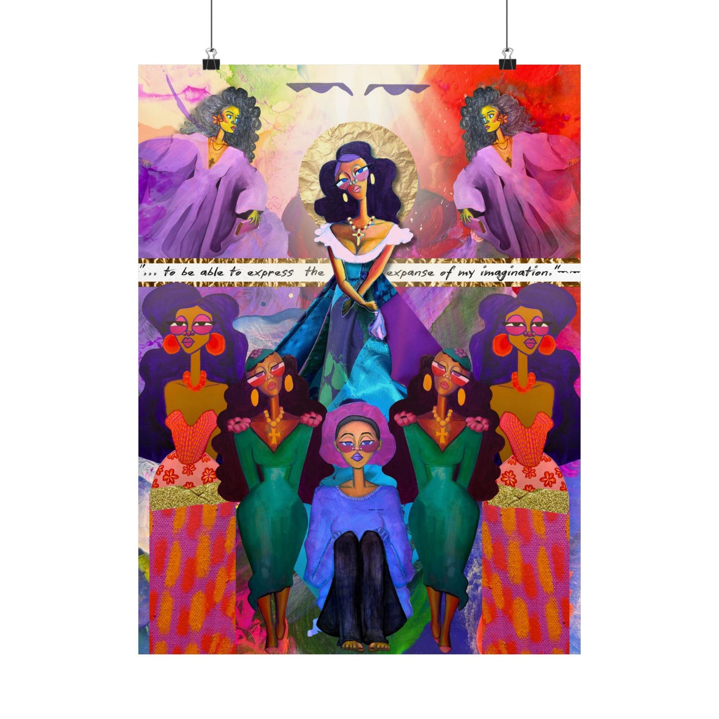 Dayna Reann X G. DŪK 18x24 Matte Vertical Poster